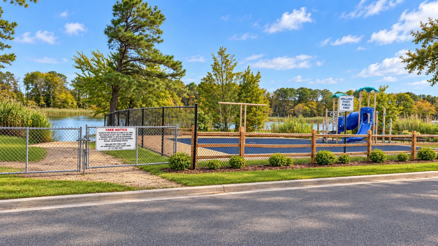 Mallard Pointe public park playground
