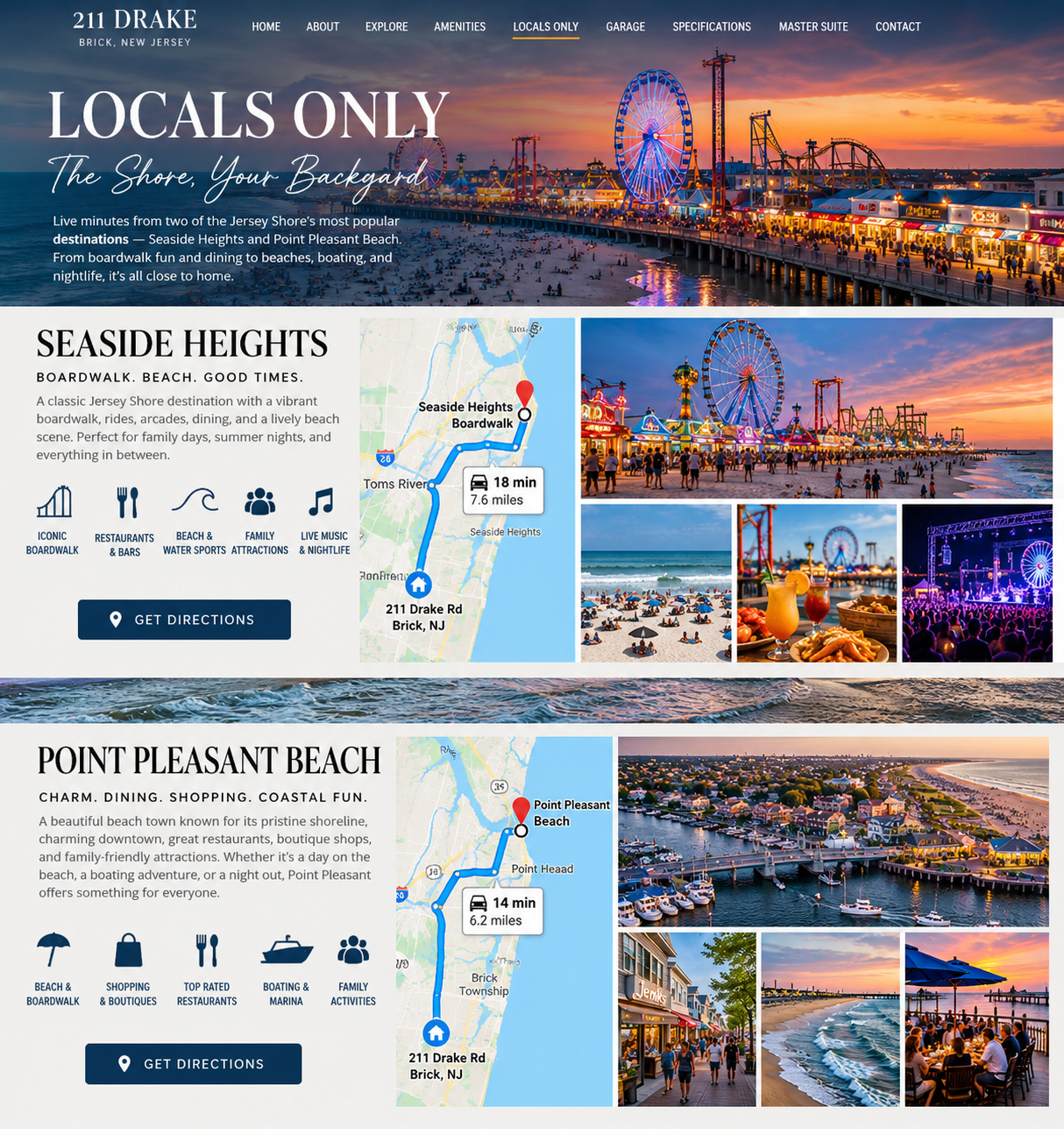 Jersey Shore lifestyle guide featuring Seaside Heights and Point Pleasant Beach