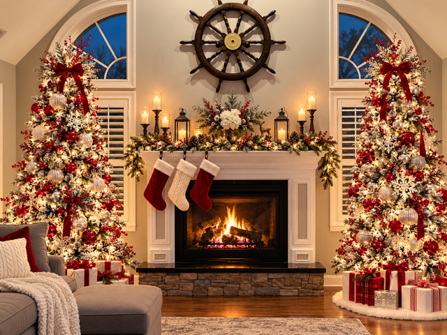 Living Room · Fireplace View