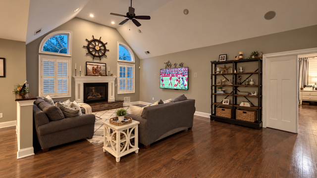 Family Room & Living Room